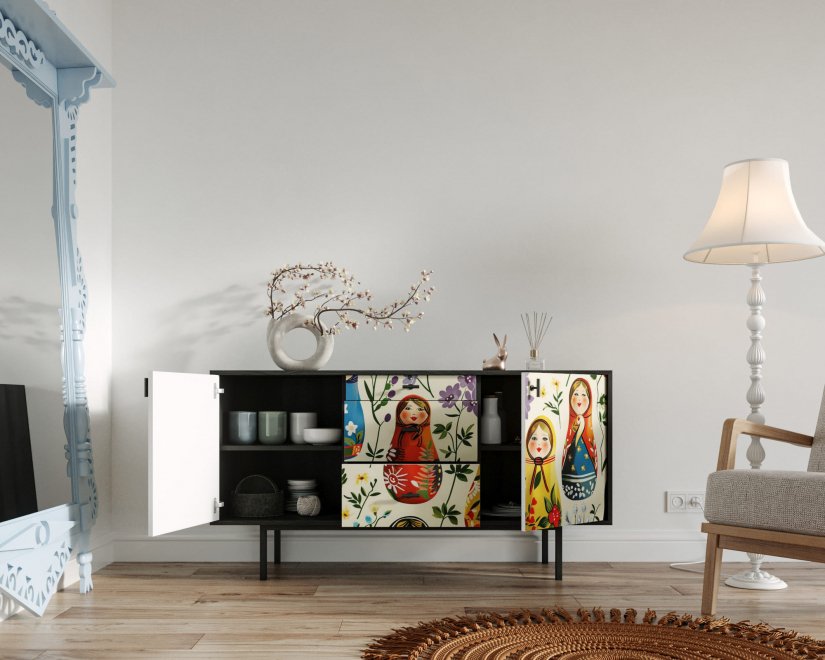 Тумба Эмерсон (Emerson) EM08/Art04 черный