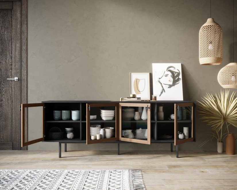 Тумба Эмерсон (Emerson) EM12 черный