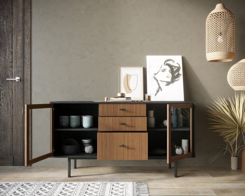 Тумба Эмерсон (Emerson) EM14 черный