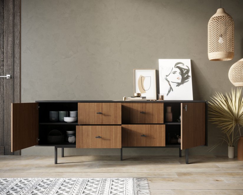 Тумба Эмерсон (Emerson) EM19 черный