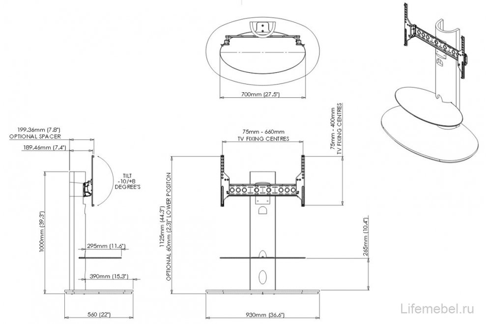 ТВ-тумба Chepstow FSL930CHEW