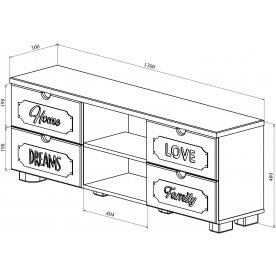 ТВ-тумба ДримСтар ДС-15