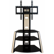 черный лаковый / беленый дуб