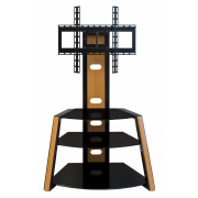 черный лаковый / миланский орех