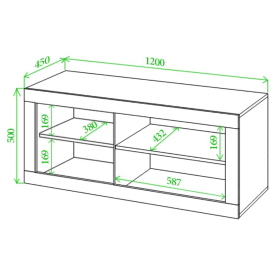 ТВ-тумба Той 120 КБЕ