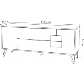 ТВ-тумба Макао 4105.М1
