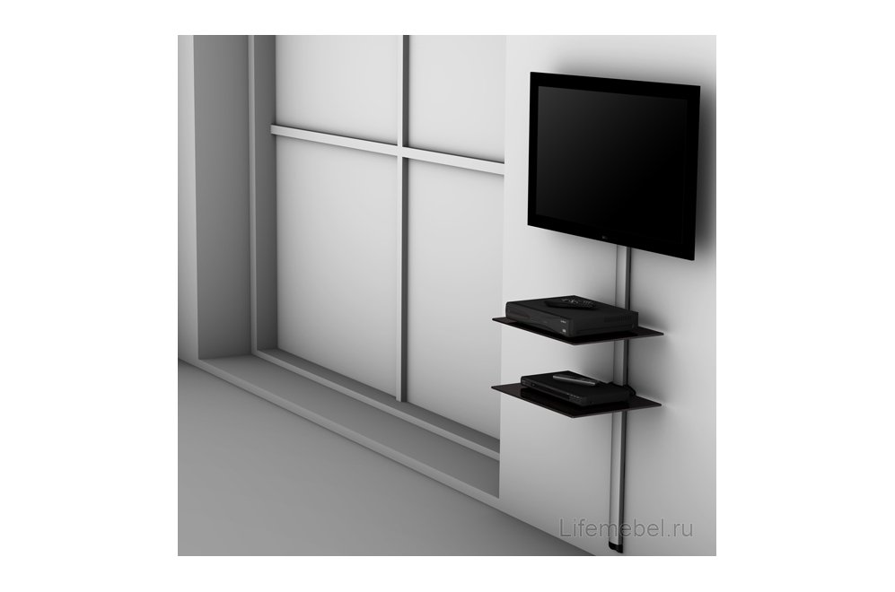 Кабель-канал PL2620B SLV с полками