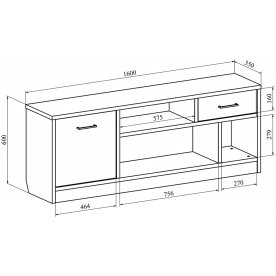 ТВ-тумба Виктория ВИ-1К