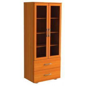 Шкаф малый со стеклом Сити 6.1