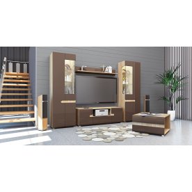 Шкаф с витриной Леонардо МН-026-01