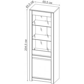 Витрина Када REG1W1D