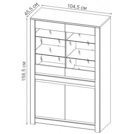 Витрина Када REG2W2D