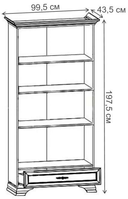 Витрина KENTAKI S320-REG2W1S белый