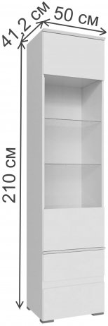 Витрина Плейона венге