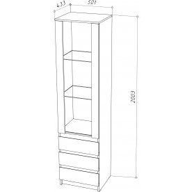Витрина Рунтроп ШКВ-1