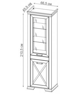 Витрина Марсель REG1W1DL