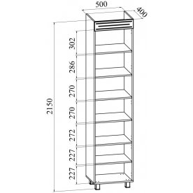 Витрина Элизабет ЭМ-4 левый