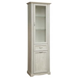 Витрина Сохо 32.06 ДВПО бетон пайн белый / бетон пайн патина