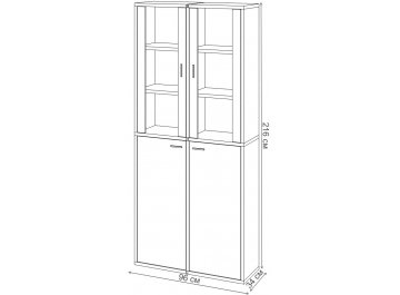 Витрина СУ ш2в2+2ФС+2ФГ БЕ