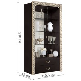 Витрина Тиффани Премиум ТФВ3-2С