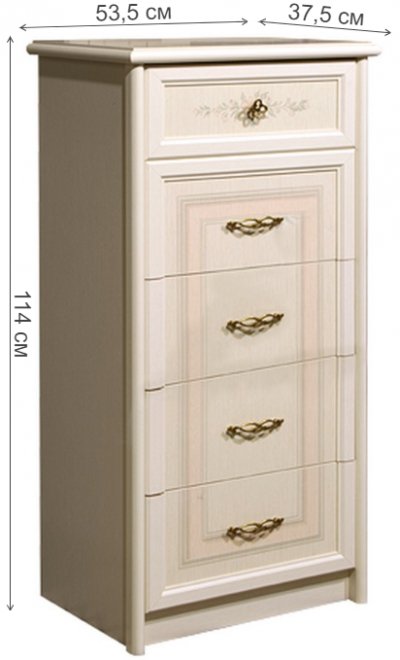 Комод Анна АНКМ-3 штрих