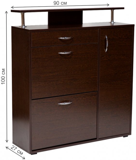 Обувница 38Г венге