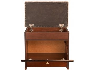 Тумба для обуви Ангора-1 орех тёмный