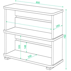 Стеллаж СБ-25/2