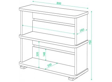 Стеллаж Эланта-25/2
