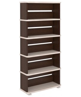 Стеллаж СБ-25/2 карамель / венге