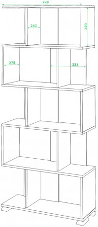 Cтеллаж СЛ-5 Н нельсон