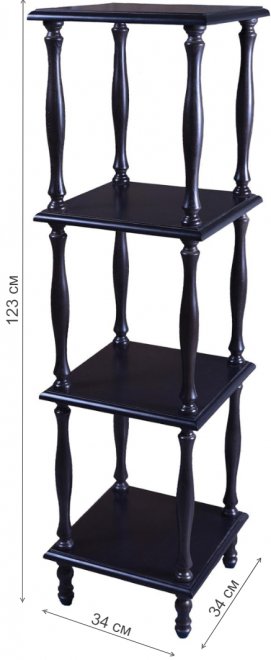 Этажерка П 8 венге