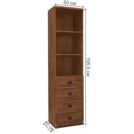 Стеллаж Индиана JREG 4So.50