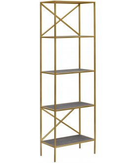 Стеллаж Дуап золото / антрацит