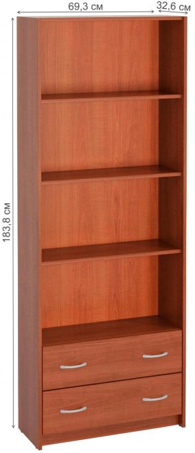 Стеллаж Милана-7 вишня
