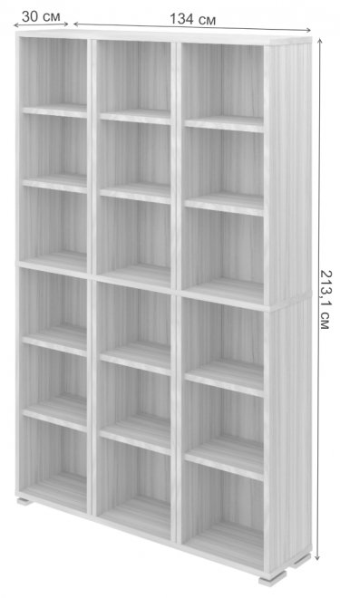 Стеллаж ПУ-40-1 В венге