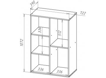 Стеллаж СТ102