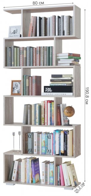 Стеллаж СТ-1 дуб юкон