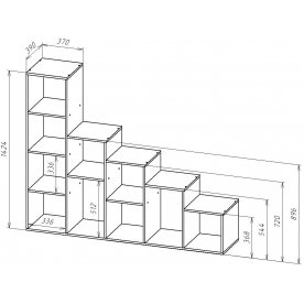 Стеллаж СТ-Л145