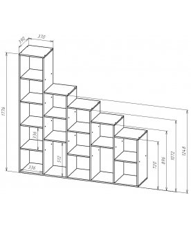 Стеллаж СТ-Л175