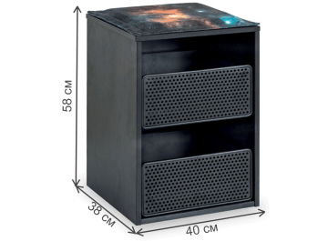 Тумба Dark Metal