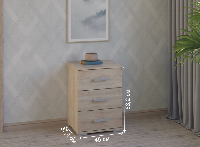 Тумба Вента-83 дуб сонома