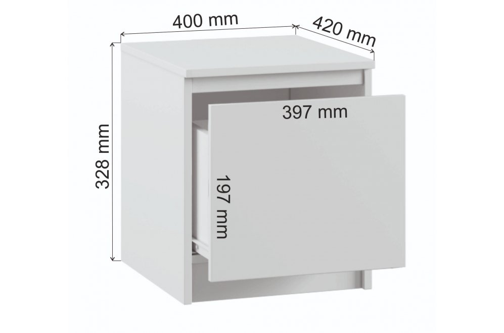 Тумба Мадера ТДМ белый