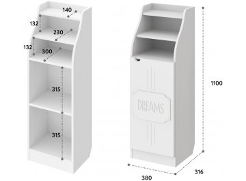 Тумба ДримСтар ДС-63