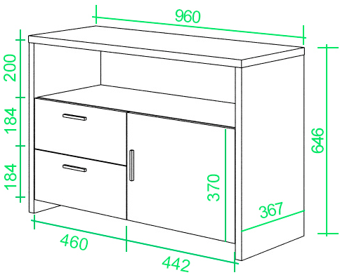 Тумба ТБЛ К карамель