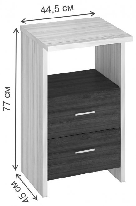 Тумба ТЯЛ КБЕ карамель / белая
