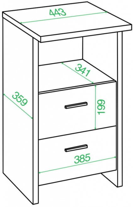 Тумба ТЯЛ КВ карамель / венге