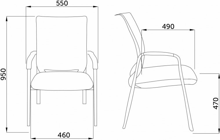 Офисный стул Marcus черный