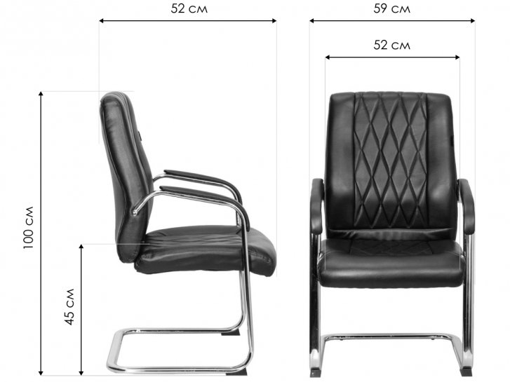 Офисный стул Damask коричневый