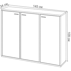 Тумба СУ ш3в1+3ФГ ВК